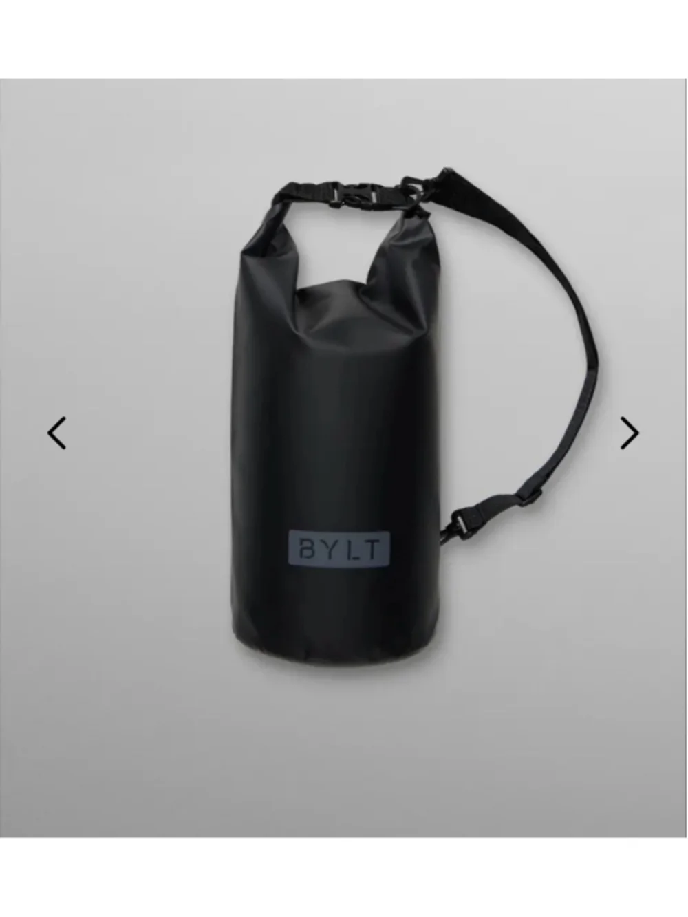 Men's BYLT Basics BIOS Dry Bag Gym Bag Black One Size Dry Bag Duffel Swim NEW